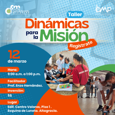 Taller: Dinámicas para la animación misionera