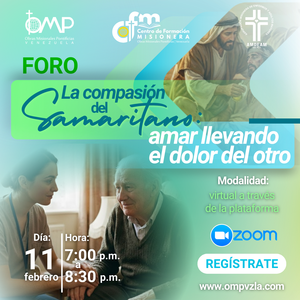 Foro: La compasión del Samaritano: amar llevando el dolor del otro